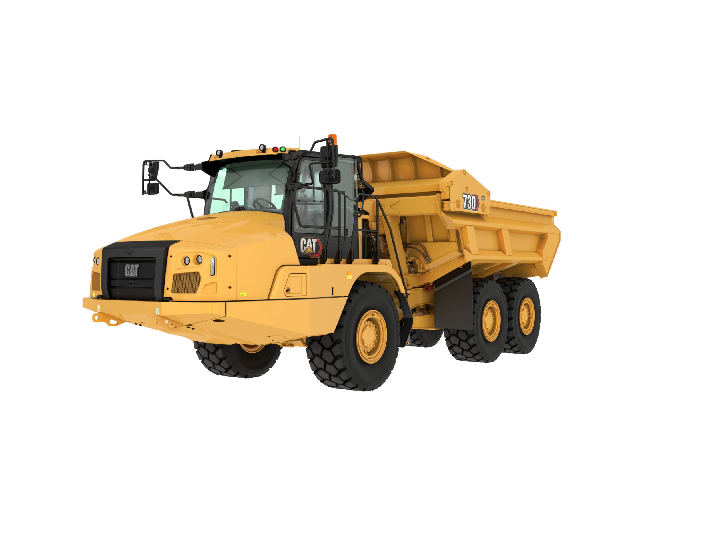 Трехосные самосвалы с шарнирно-сочлененной рамой 730 EJ